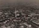 1939 World's Fair With New York Skyline  [Aerial View]