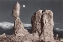 Balanced Rock And Moon, Utah