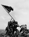Mount Suribachi Flag Raising On Iwo Jima