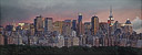 Manhattan At Dusk After A Storm